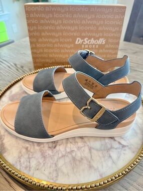 Dr. Scholl's Time Off Sky OxideBlue Comfort Sandals | SZ. 8.5 (NWB)